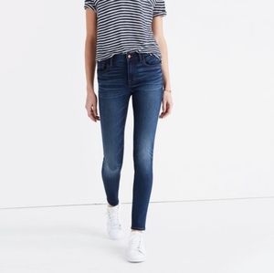 Madewell Roadtripper Skinny Jeans Darryl Wash Medium Blue Size 26